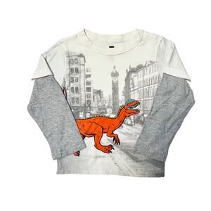 Tea Collection Saltmarket Dino Graphic Tee Size 3